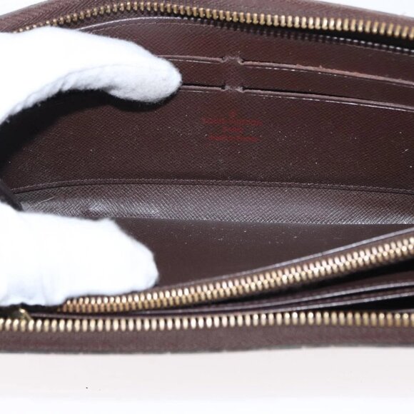 Authentic LOUIS VUITTON Damier Ebene Zippy Wallet bst336-120225 - Picture 10 of 16